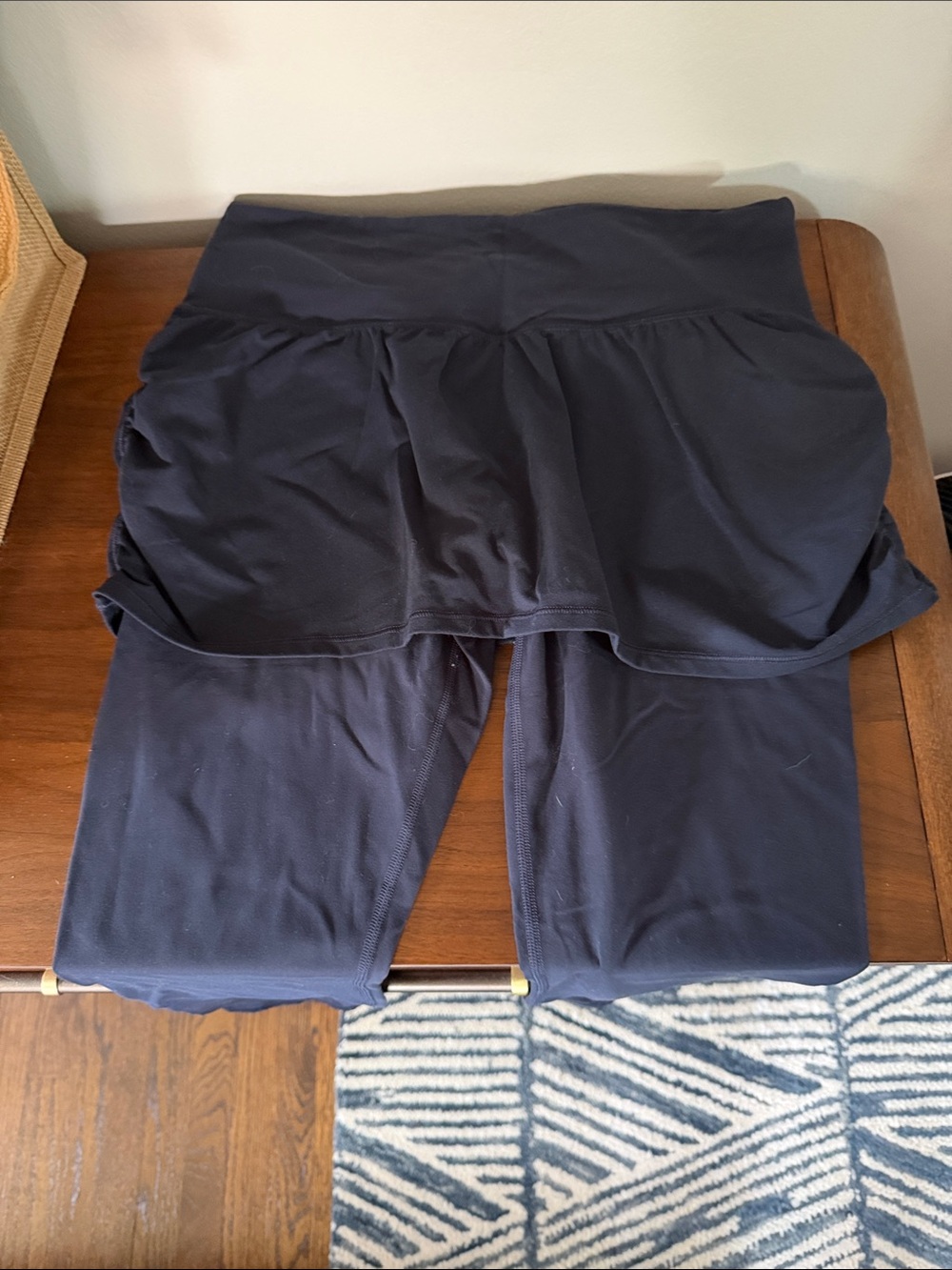 Women's Navy Athletic Skort Leggings